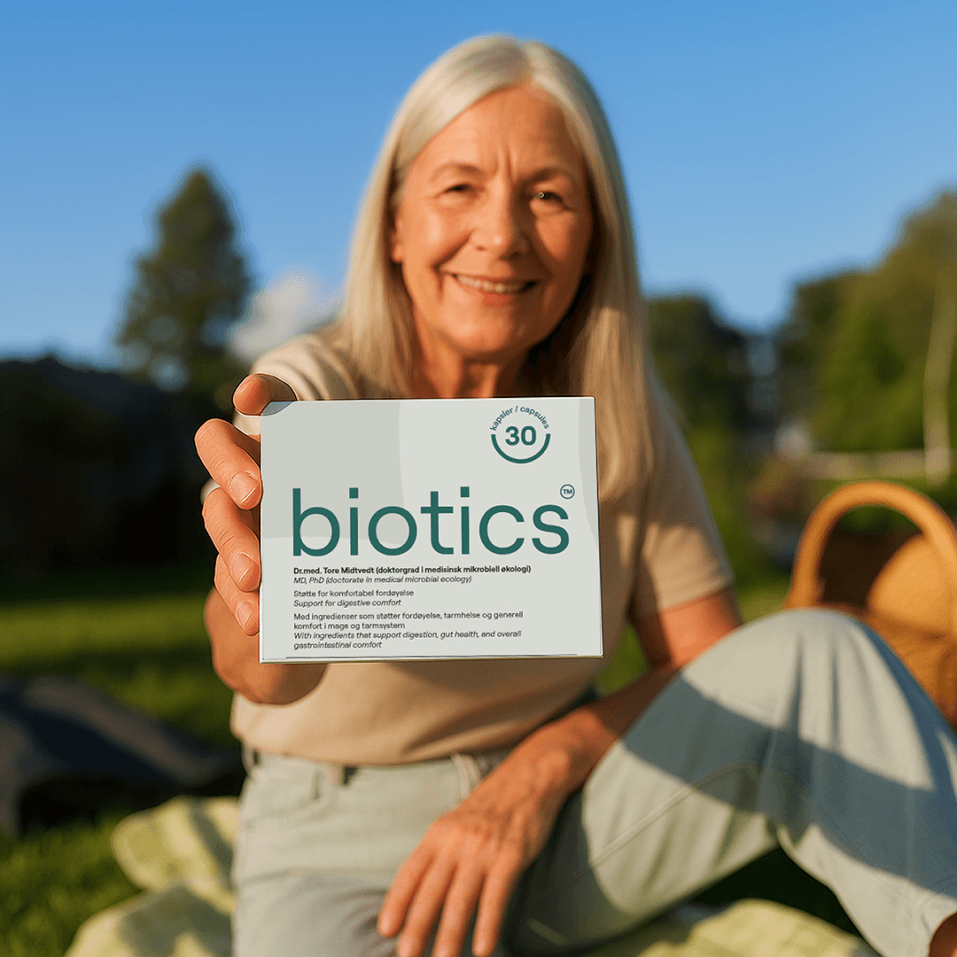 Kvinne med Biotics