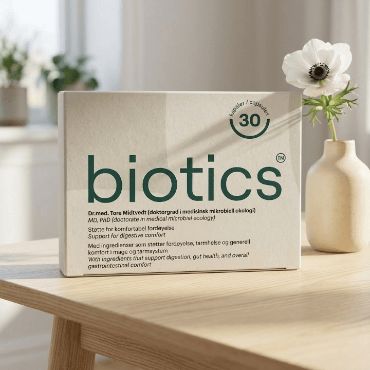 Biotics pakning